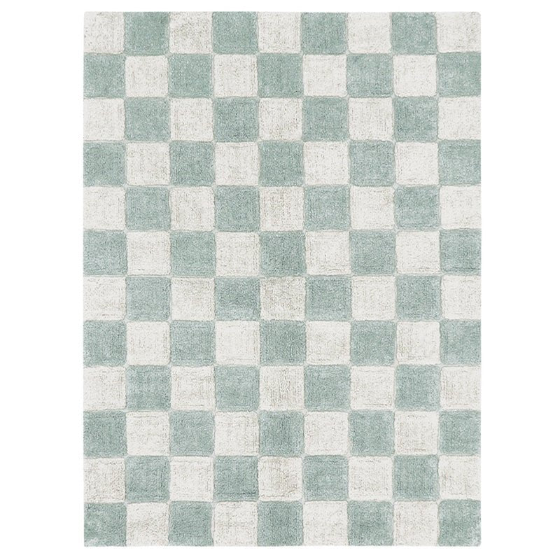 Tapijt Washable Rug Kitchen Tiles Blue Sage - 120 x 160 cm - Tapijten Lorena Canals - In den Olifant