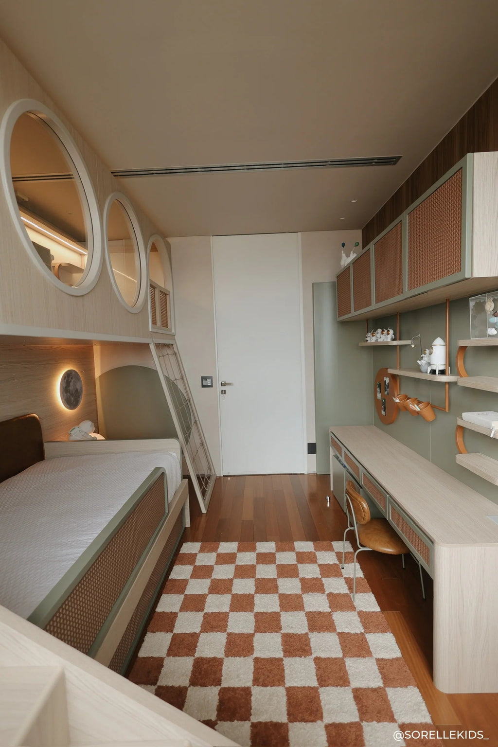 Tapijt Washable Rug Kitchen Tiles Toffee - 120 x 160 cm - Tapijten Lorena Canals - In den Olifant