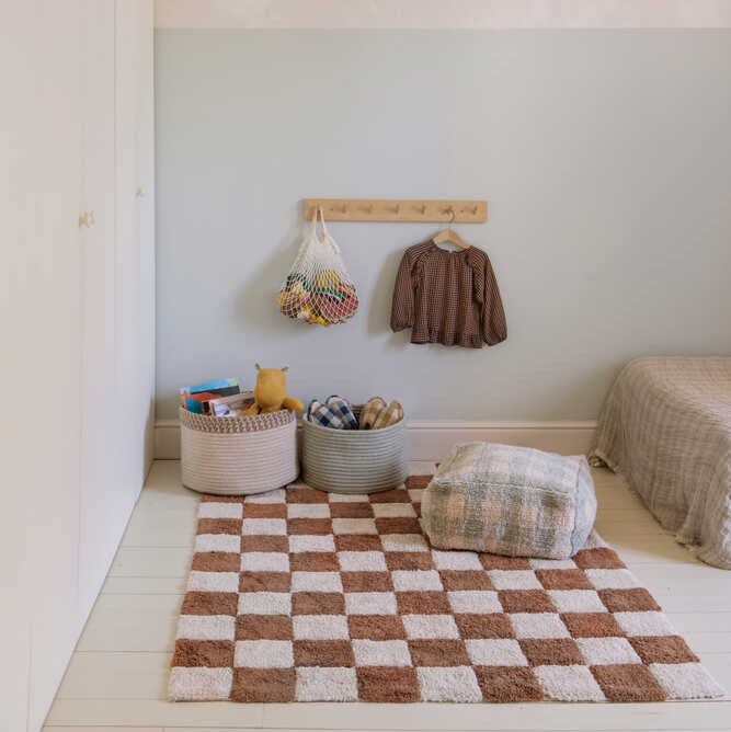 Tapijt Washable Rug Kitchen Tiles Toffee - 120 x 160 cm - Tapijten Lorena Canals - In den Olifant