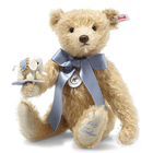 Teddy Beer Met Vilten Olifant - Beige