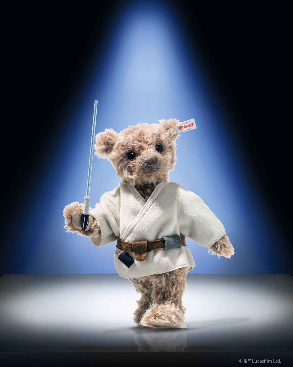 Teddybeer Luke Skywalker Mohair - 30 cm - Knuffelberen Steiff - In den Olifant