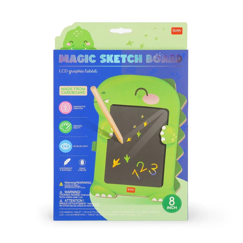 Tekenbord Magic Sketch Board - Dinosaur - Kleuren en tekenen Legami - In den Olifant