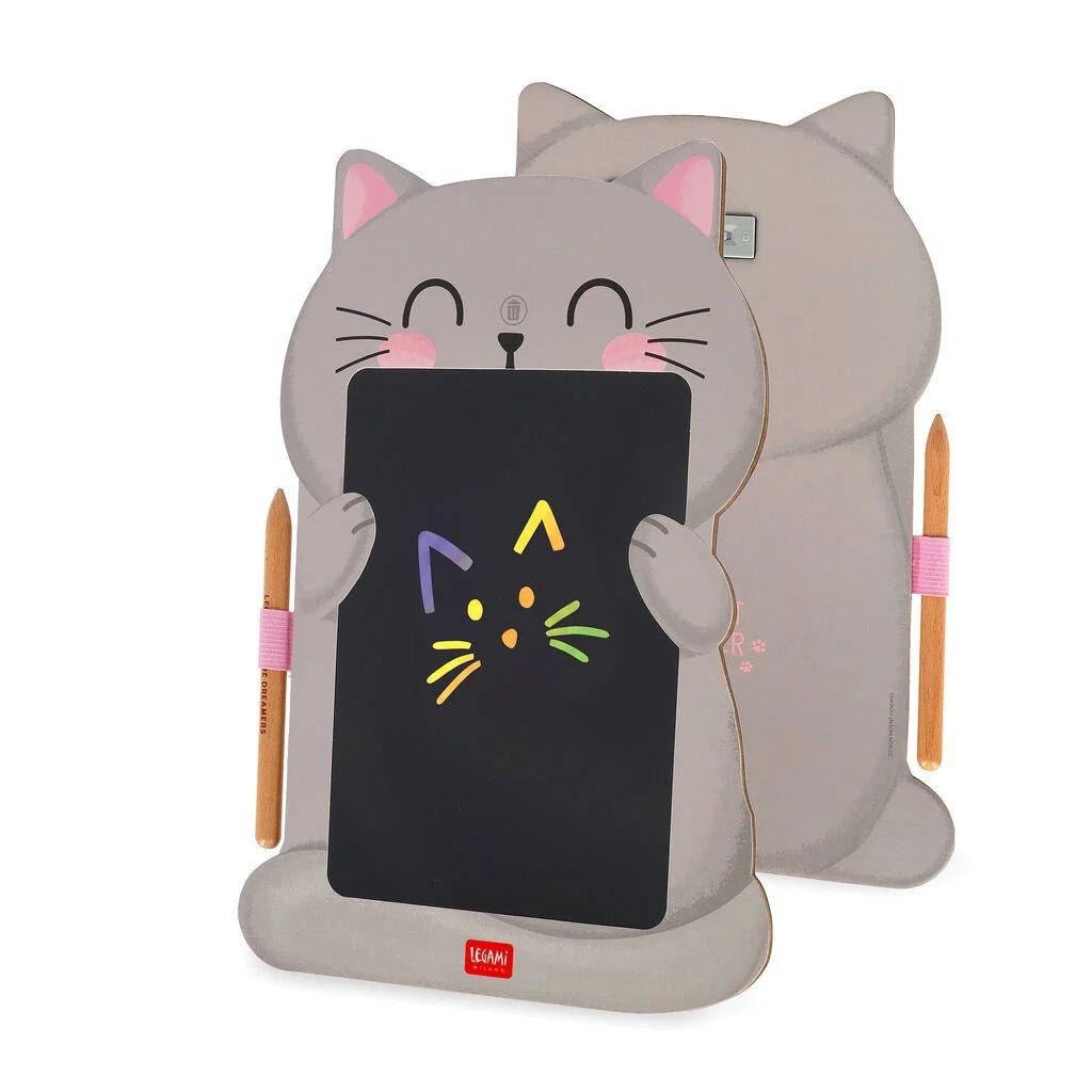 Tekenbord Magic Sketch Board - Kitty - Kleuren en tekenen Legami - In den Olifant