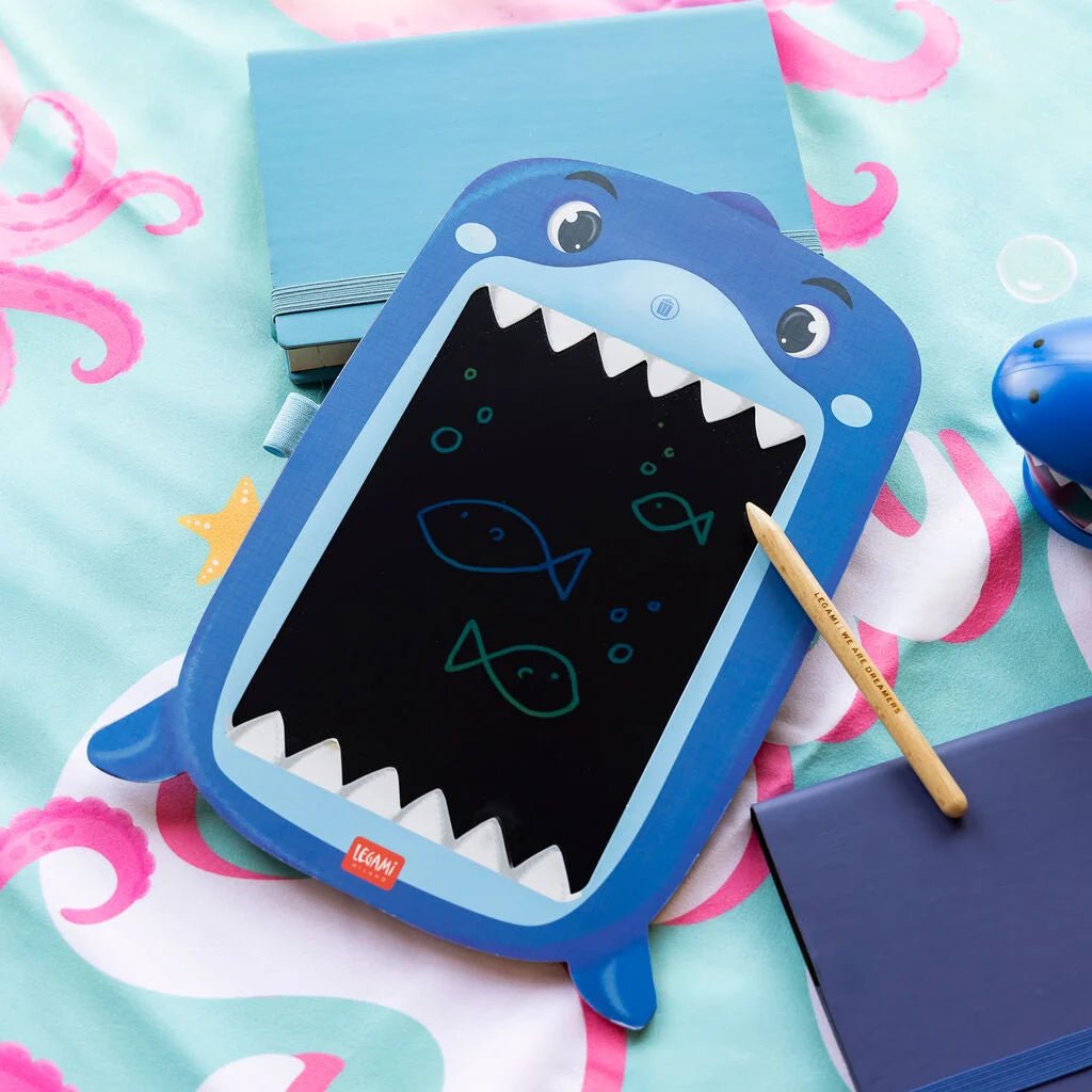Tekenbord Magic Sketch Board - Shark - Kleuren en tekenen Legami - In den Olifant