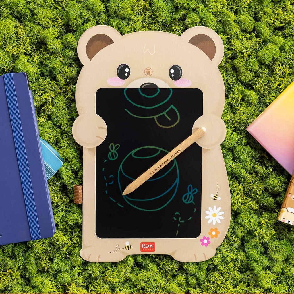Tekenbord Magic Sketch Board - Teddy Bear - Kleuren en tekenen Legami - In den Olifant