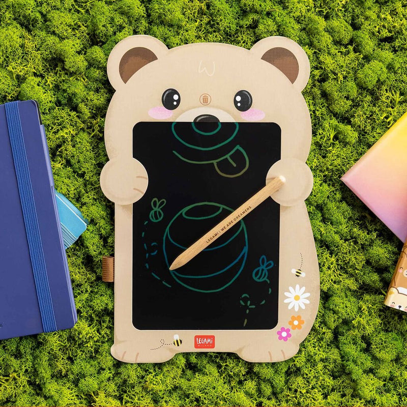 Tekenbord Magic Sketch Board - Teddy Bear - Kleuren en tekenen Legami - In den Olifant