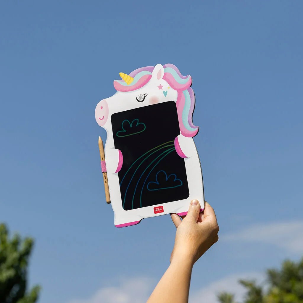 Tekenbord Magic Sketch Board - Unicorn - Kleuren en tekenen Legami - In den Olifant