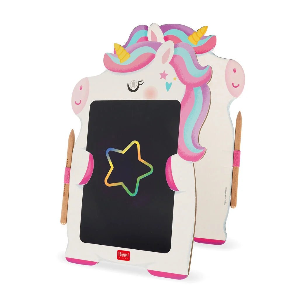 Tekenbord Magic Sketch Board - Unicorn - Kleuren en tekenen Legami - In den Olifant