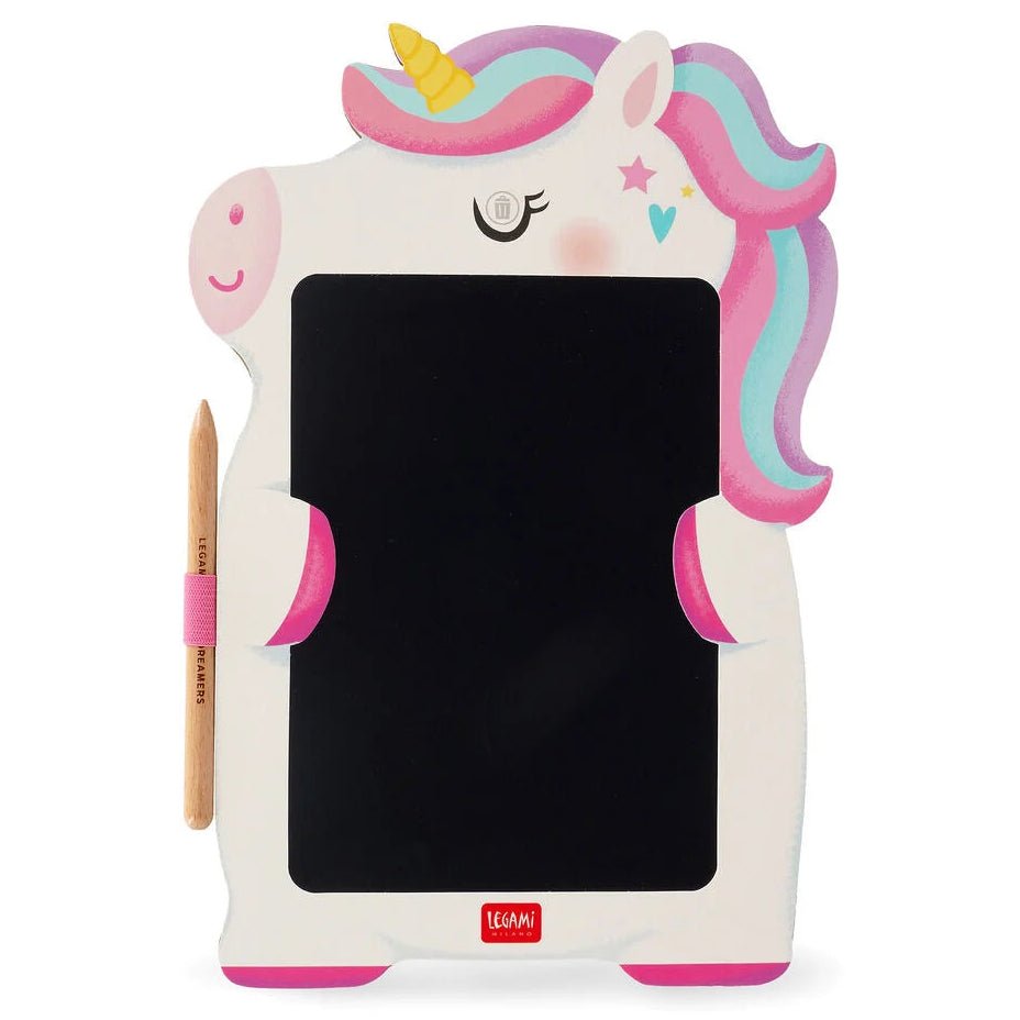 Tekenbord Magic Sketch Board - Unicorn - Kleuren en tekenen Legami - In den Olifant