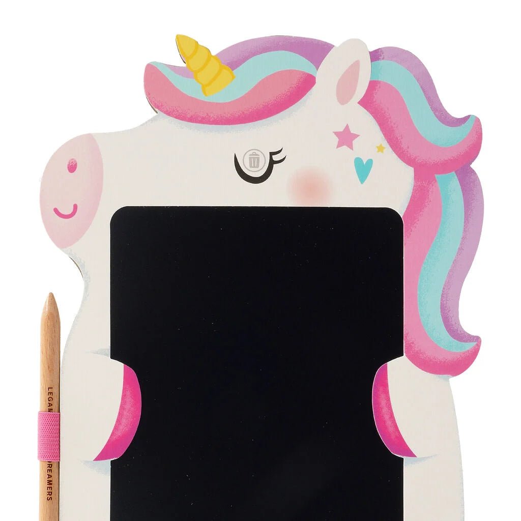 Tekenbord Magic Sketch Board - Unicorn - Kleuren en tekenen Legami - In den Olifant