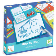 Tekenset Eduludo Step by step - Arthur & Co - Kleuren en tekenen Djeco - In den Olifant