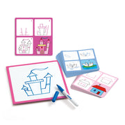 Tekenset Eduludo Step by step - Joséphine & Co - Kleuren en tekenen Djeco - In den Olifant