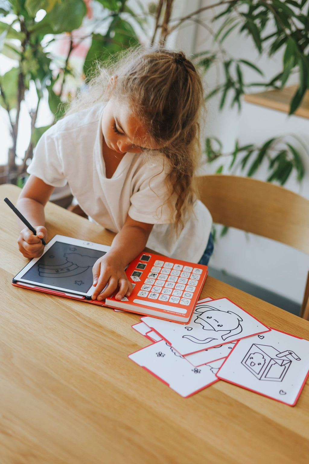 Tekentablet Kidydraw Mini - Kawai - Kleuren en tekenen Kidywolf - In den Olifant