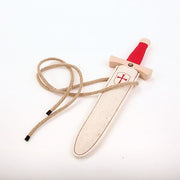 Tempeliersdolkset met schede van echt wolvilt - 35 cm - Wapens en helmen Vah - In den Olifant