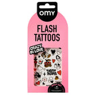 Tijdelijke Flash Tattoos - Crazy In Love - Kinderschmink en tattoos Omy - In den Olifant