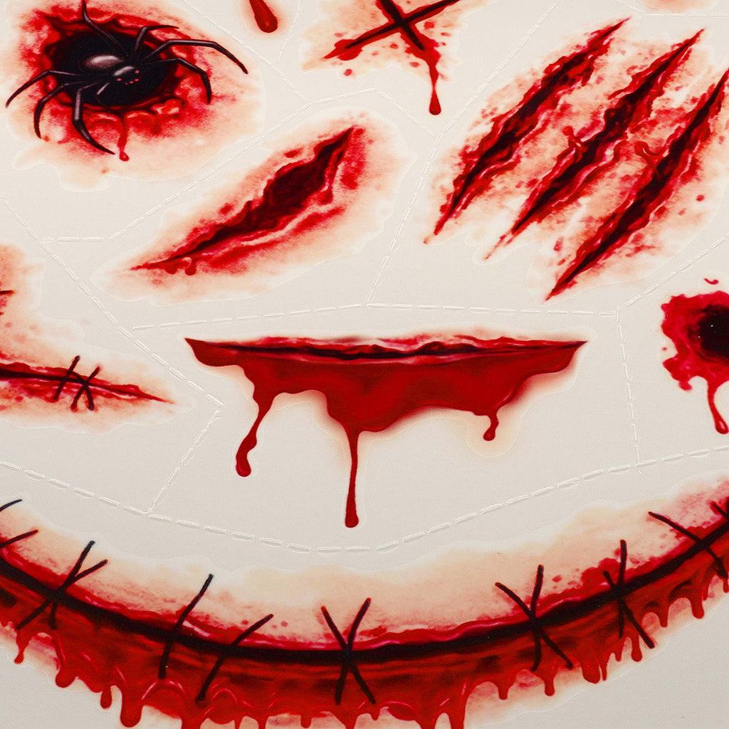 Tijdelijke tattoos Creepy Tattoos - Litteken - Kinderschmink en tattoos Legami - In den Olifant
