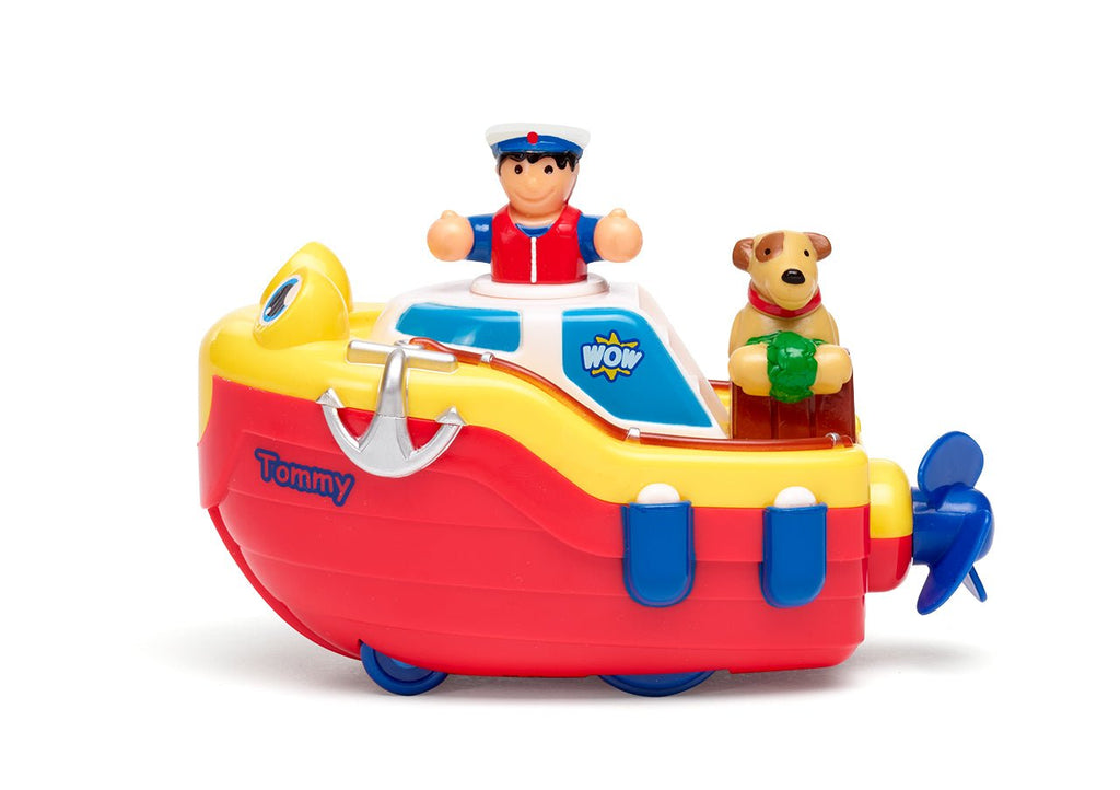 Tommy Tug Boat - Badspeelgoed WOW Toys - In den Olifant