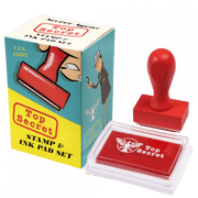 Top secret stamp and ink set - Kleine cadeautjes REX London - In den Olifant