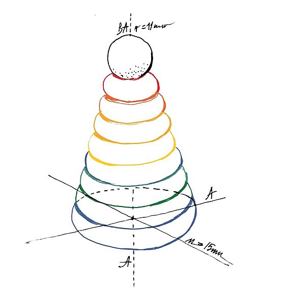 Houten Stapeltoren | Rainbow Stacker