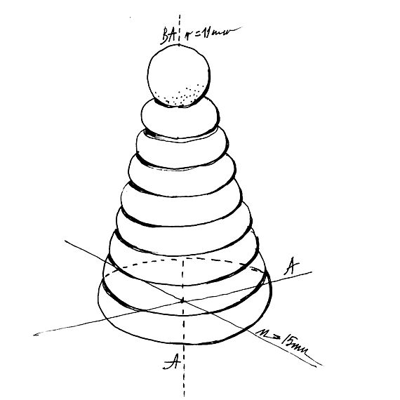 Houten Stapeltoren - Natural Stacker