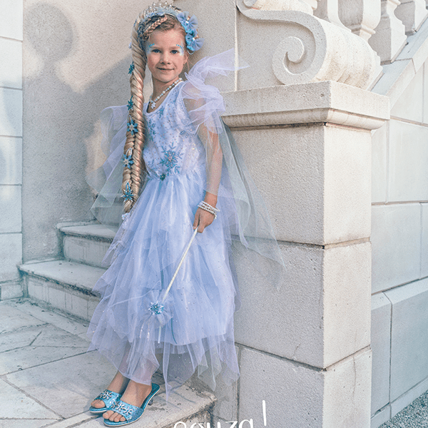 Toverstaf met ster - Ice Queen - Verkleedaccessoires Souza for kids - In den Olifant