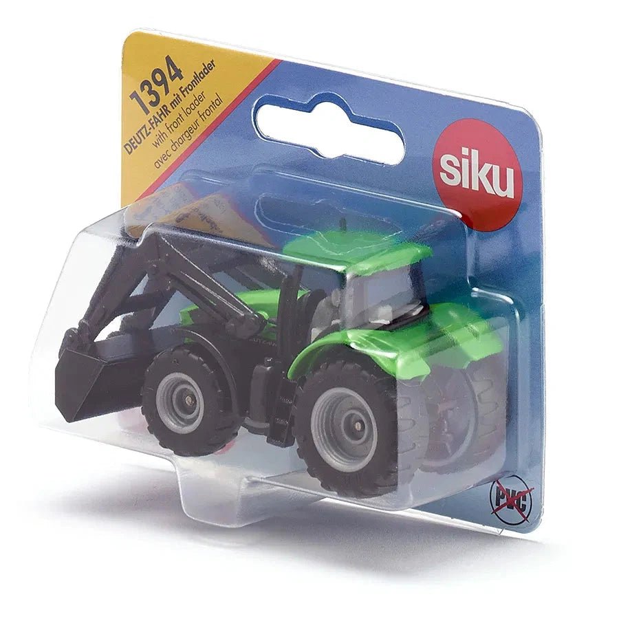 Tractor Deutz Met Voorlader - Auto's en voertuigen Siku - In den Olifant