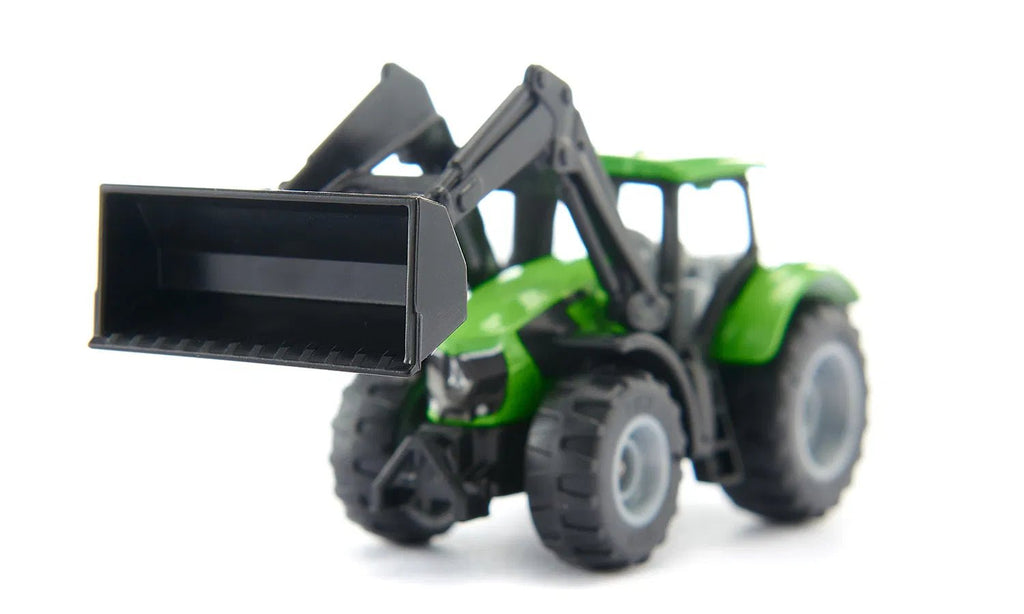 Tractor Deutz Met Voorlader - Auto's en voertuigen Siku - In den Olifant