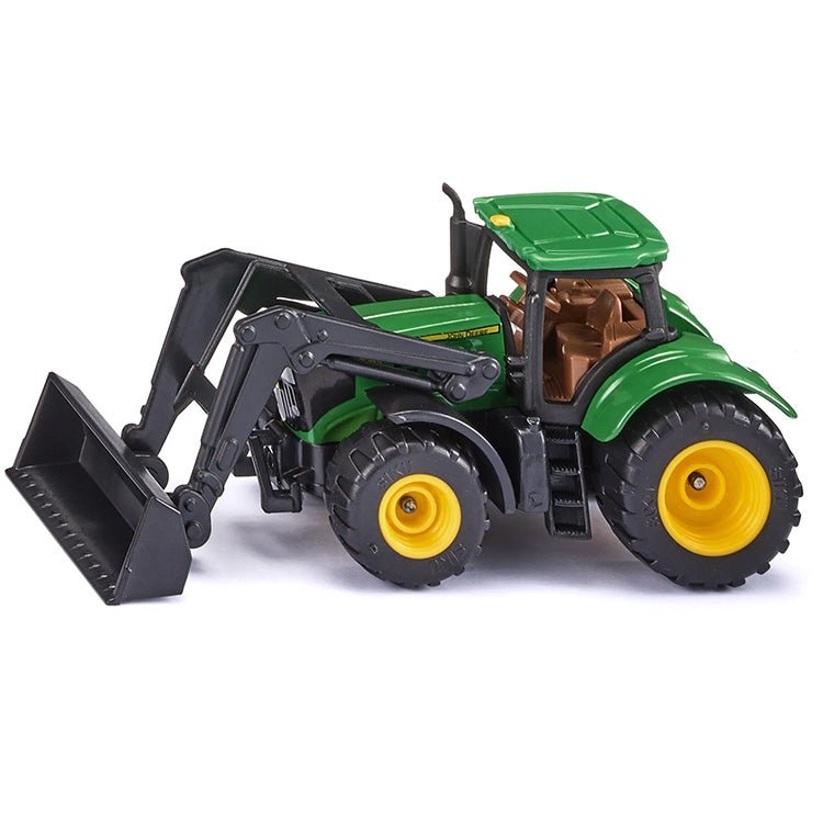 Tractor John Deere 6215R Met Frontlader - Auto's en voertuigen Siku - In den Olifant