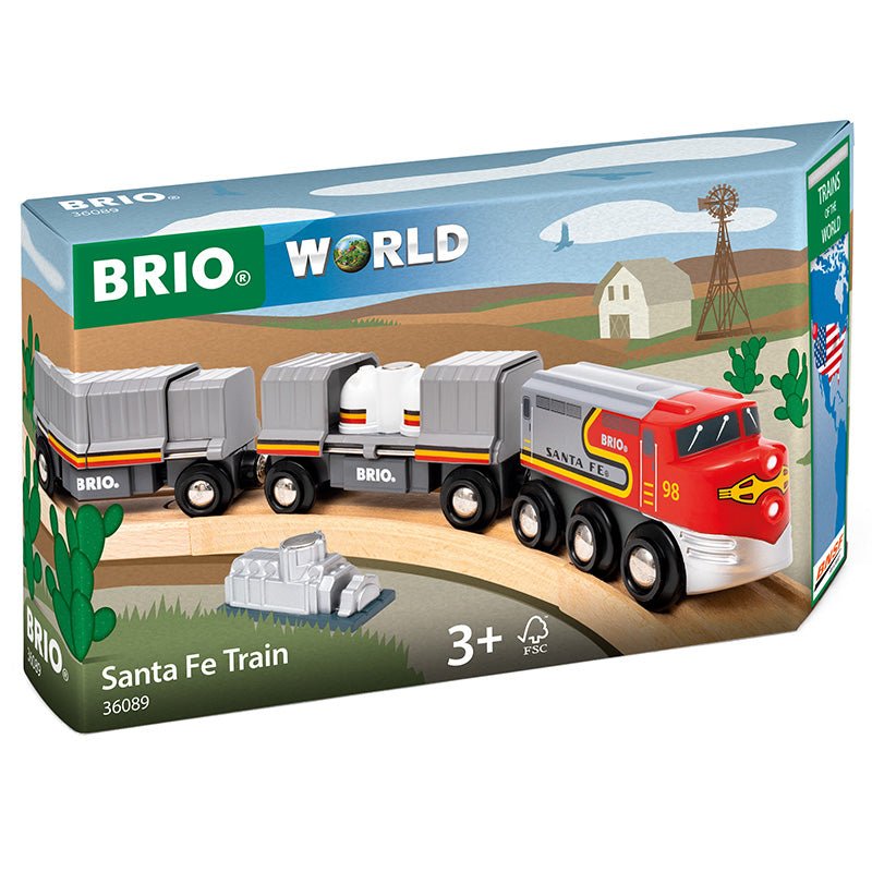 Trains of the World Santa Fe Train - Treinen Brio - In den Olifant