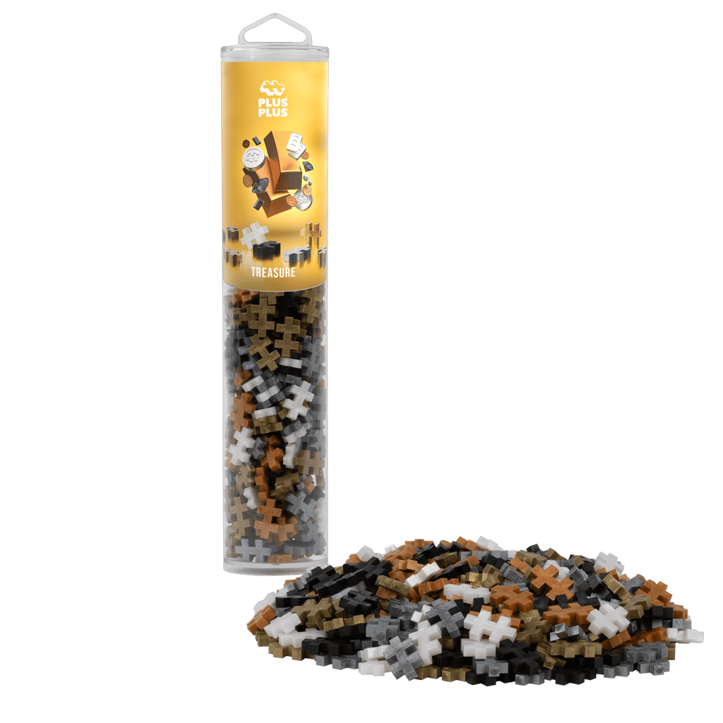 Treasure Mix Tube Plus - Plus - 240 bouwstenen - Bouwsets Plus Plus - In den Olifant