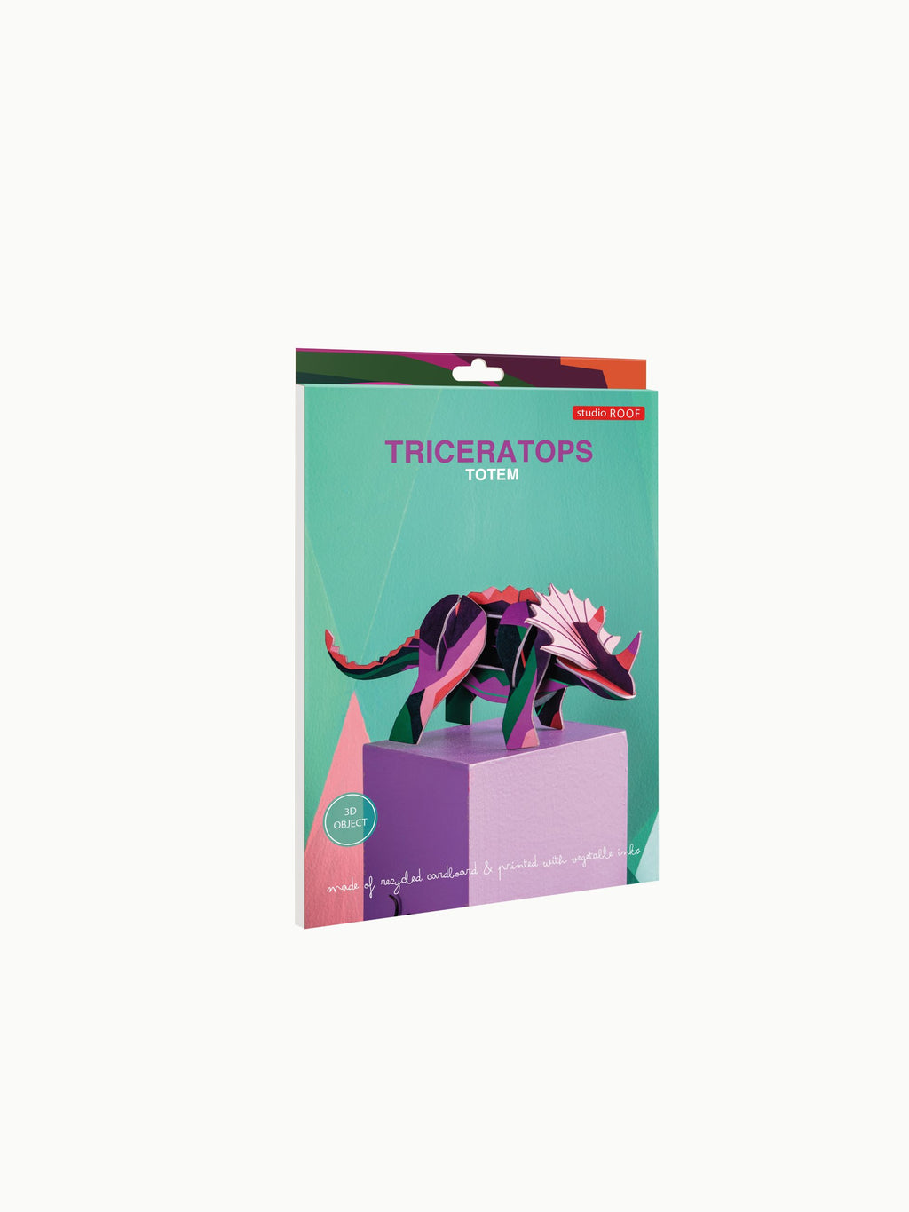 Klein 3D figuur - Triceratops