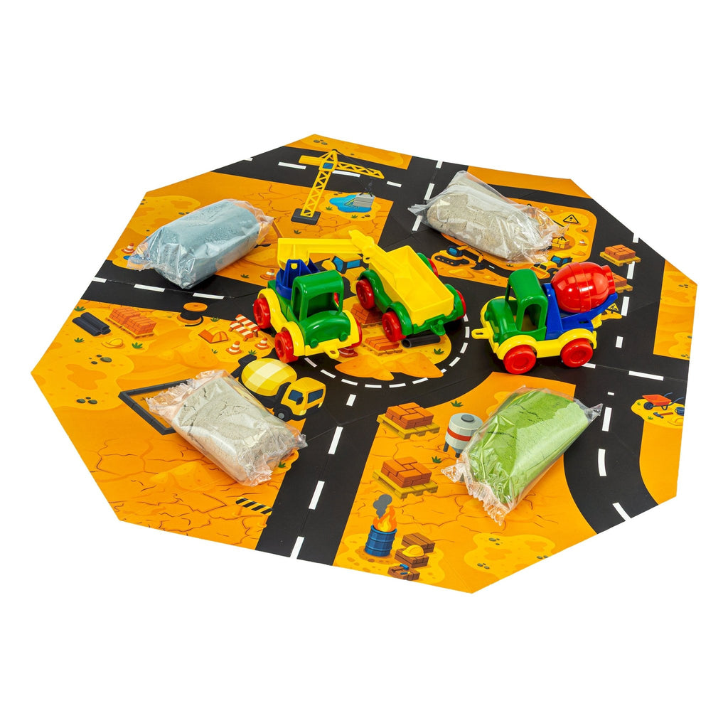 Tuban Kit Dynamic & Fluffy Sand - Under Construction - Speelzand Tuban - In den Olifant