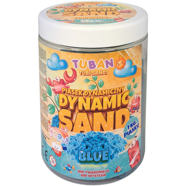 Kinetisch zand Dynamic Sand Tuban Blue - 1 kg