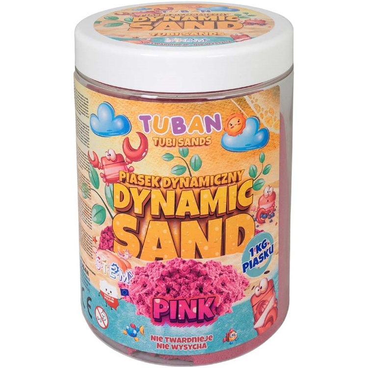 Kinetisch zand Dynamic Sand Tuban Pink - 1 kg