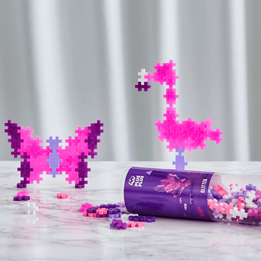 Tube glitter Plus - Plus: 100 stuks - Bouwsets Plus - Plus - In den Olifant