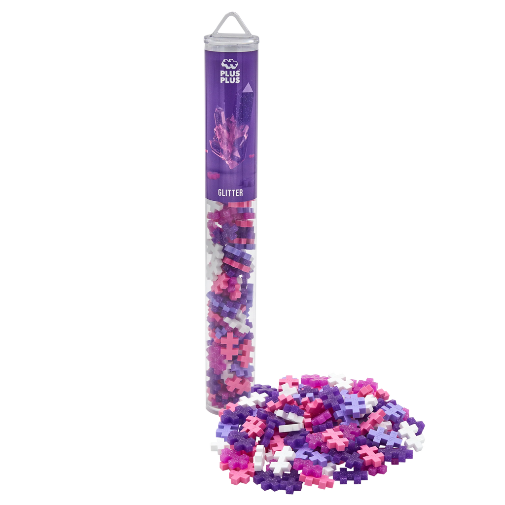 Tube glitter Plus - Plus: 100 stuks - Bouwsets Plus - Plus - In den Olifant