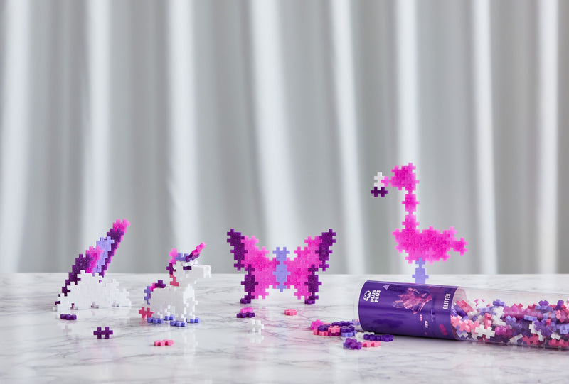 Tube glitter Plus - Plus 240 stuks - Bouwsets Plus Plus - In den Olifant