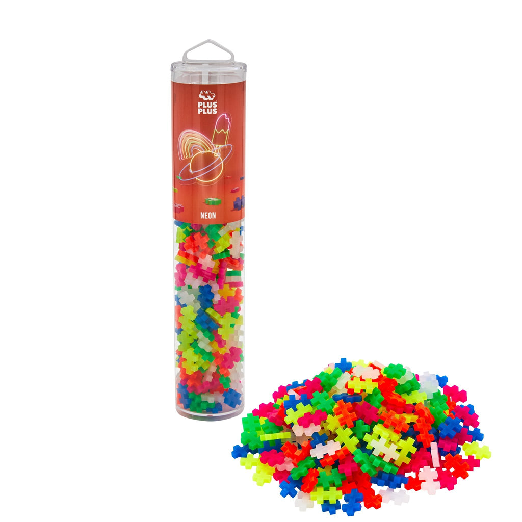 Tube neon Plus - Plus - 240 stuks - Bouwsets Plus Plus - In den Olifant