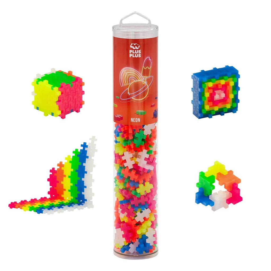 Tube neon Plus - Plus - 240 stuks - Bouwsets Plus Plus - In den Olifant