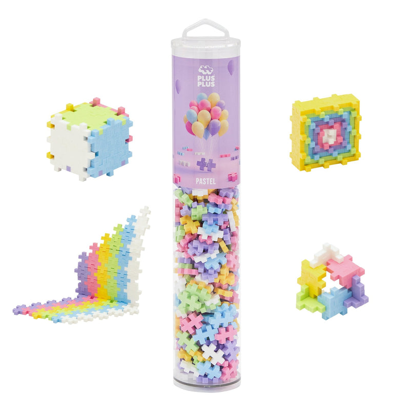 Tube pastel Plus - Plus: 240 stuks - Bouwsets Plus Plus - In den Olifant