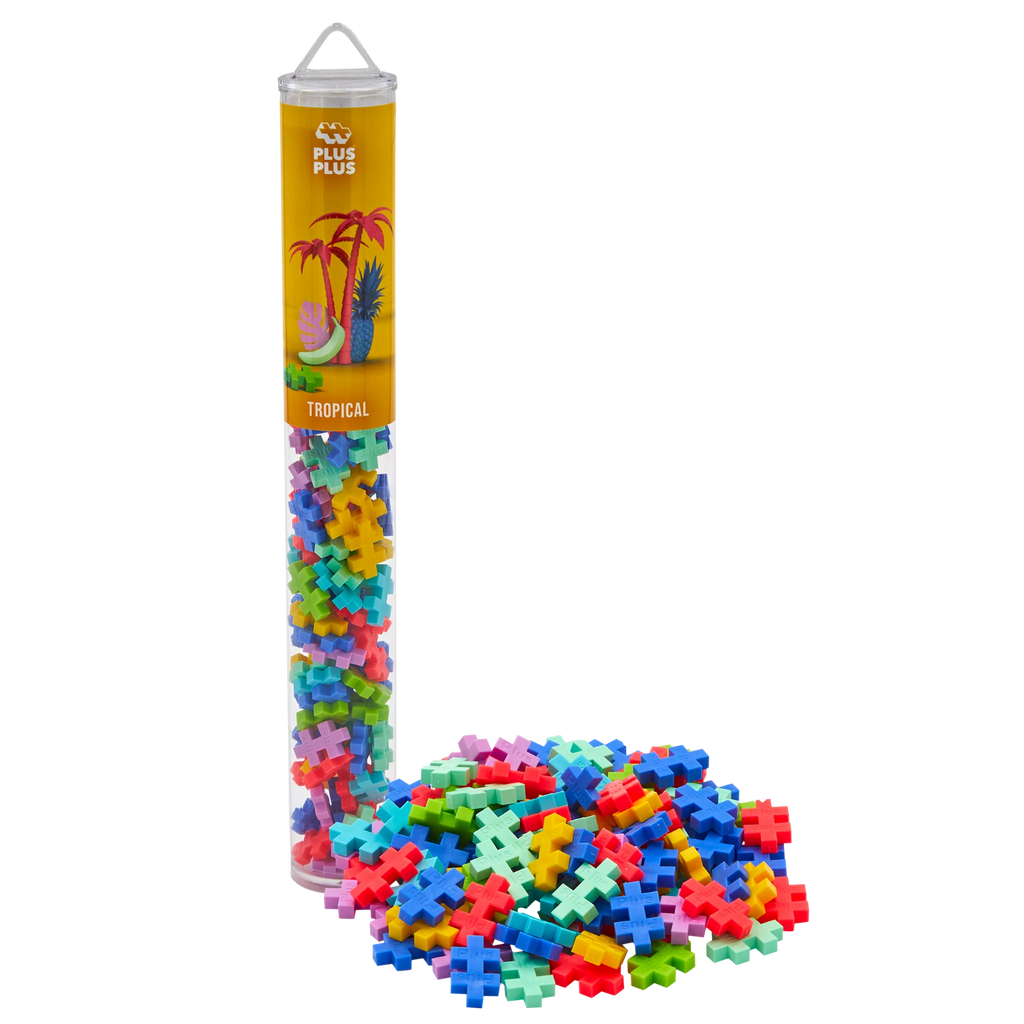 Tube tropical Plus - Plus: 100 stuks - Bouwsets Plus - Plus - In den Olifant