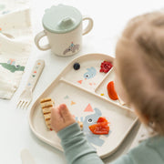 Tuitbeker Foodie spout cup Celebration Sand - Aan tafel Done by Deer - In den Olifant