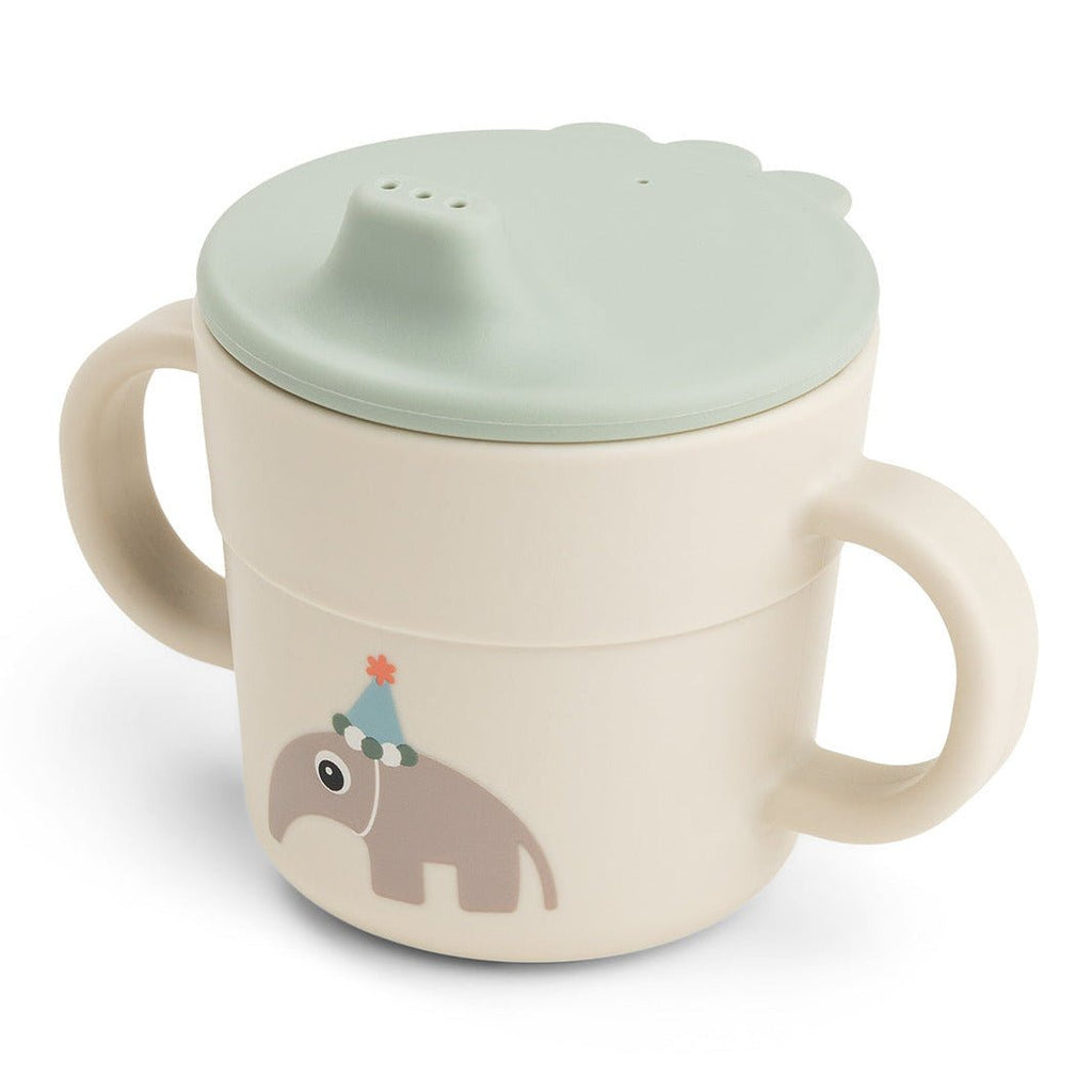 Tuitbeker Foodie spout cup Celebration Sand - Aan tafel Done by Deer - In den Olifant