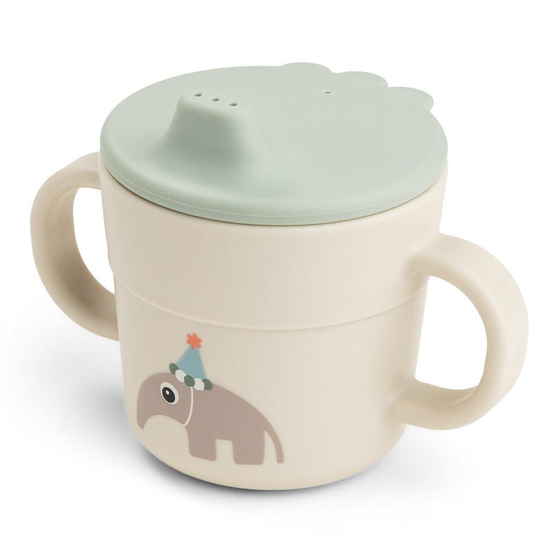 Tuitbeker Foodie spout cup Celebration Sand - Aan tafel Done by Deer - In den Olifant