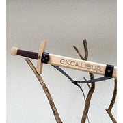 Tweehandig Houten Zwaard Excalibur | 102 Cm - Wapens en helmen Vah - In den Olifant
