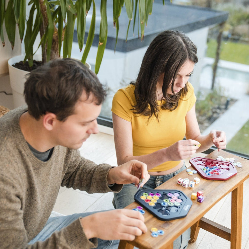 Uitdagend denkspel Genius Gems - Breinpuzzels en tangram Smart - In den Olifant
