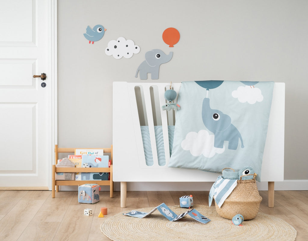 Uitklapbaar babyboekje - Lalee's home soft book Lalee Sand - Babyboekjes Done by Deer - In den Olifant