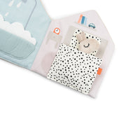 Uitklapbaar babyboekje - Lalee's home soft book Lalee Sand - Babyboekjes Done by Deer - In den Olifant