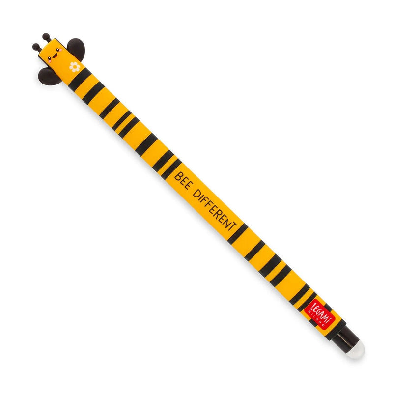 Uitwisbare gelpen - Erasable Gel Pen Bee - Schrijfwaren Legami - In den Olifant