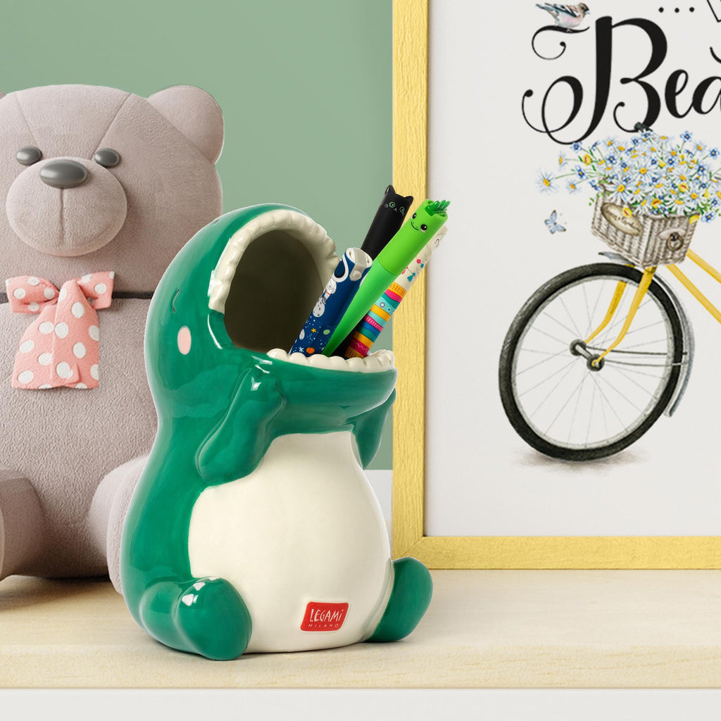 Uitwisbare gelpen - Erasable Gel Pen Dino - Schrijfwaren Legami - In den Olifant